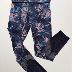 lululemon athletica Blue and Pink Patterned Leggings